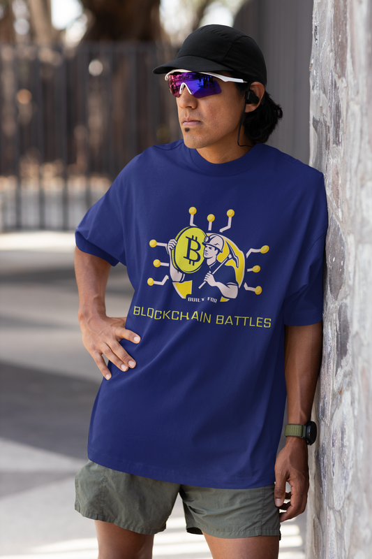Oversized Bitcoin Blockchain Tee